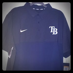 Men's Nike polo shirt tampa bay rays New with tag